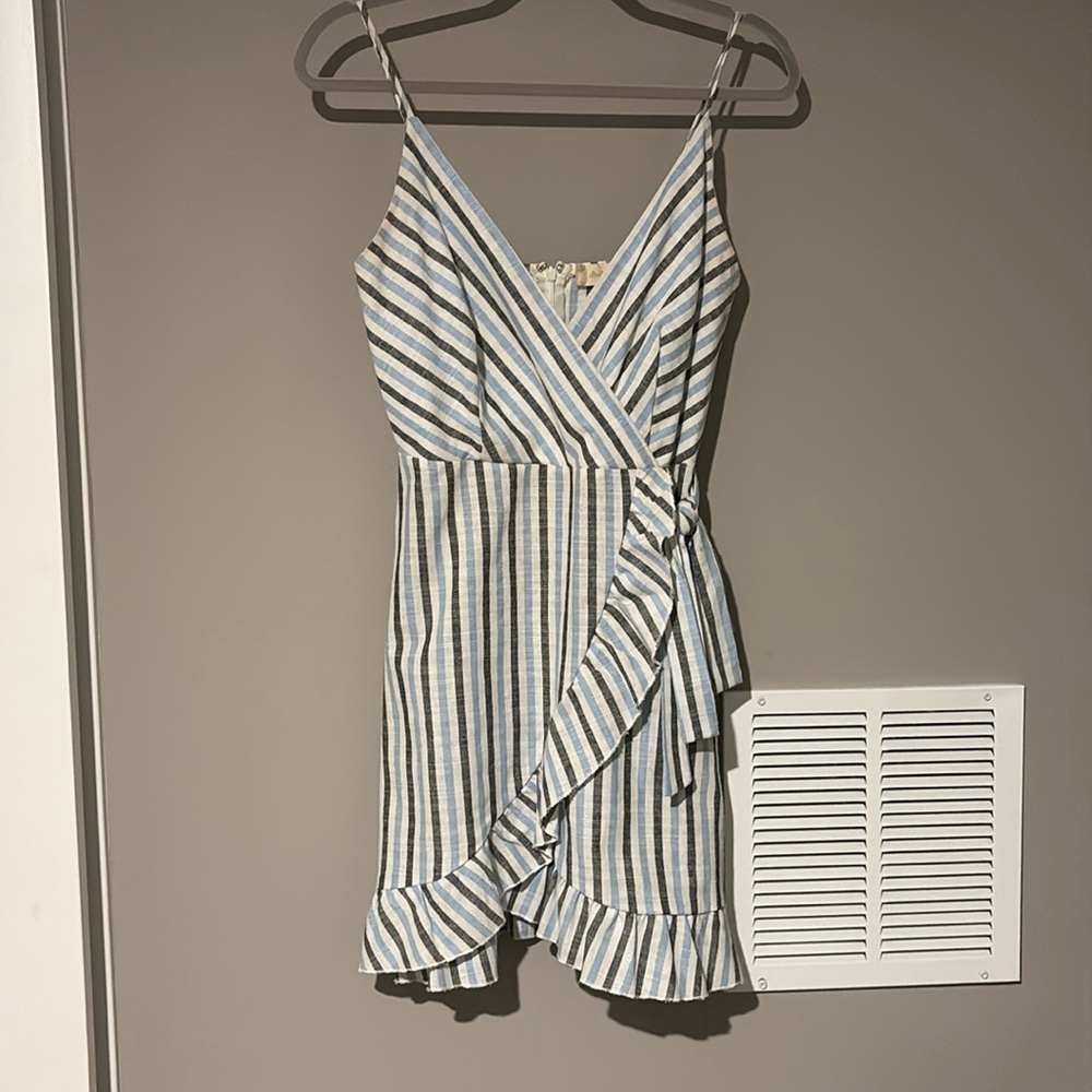 Striped mini dress